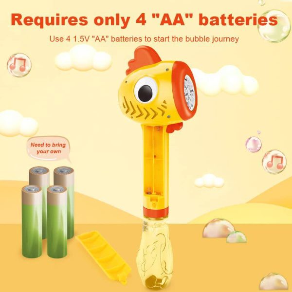 Automatic Musical Light-Up Bubble Wand for Kids - Image 3