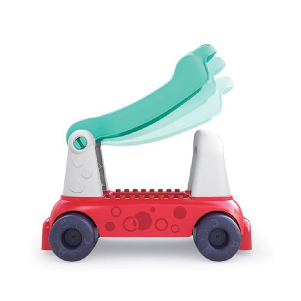 Musical Ride & Push Walker Train Toy with Light & Detachable Trailer - Image 2