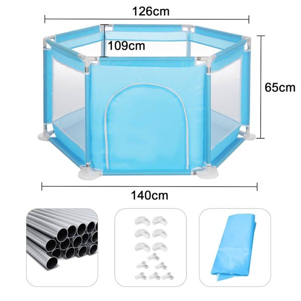 Baby Playpen & Activity Center with Anti-Roll Design - Safe Toddler Play Yard - Image 9