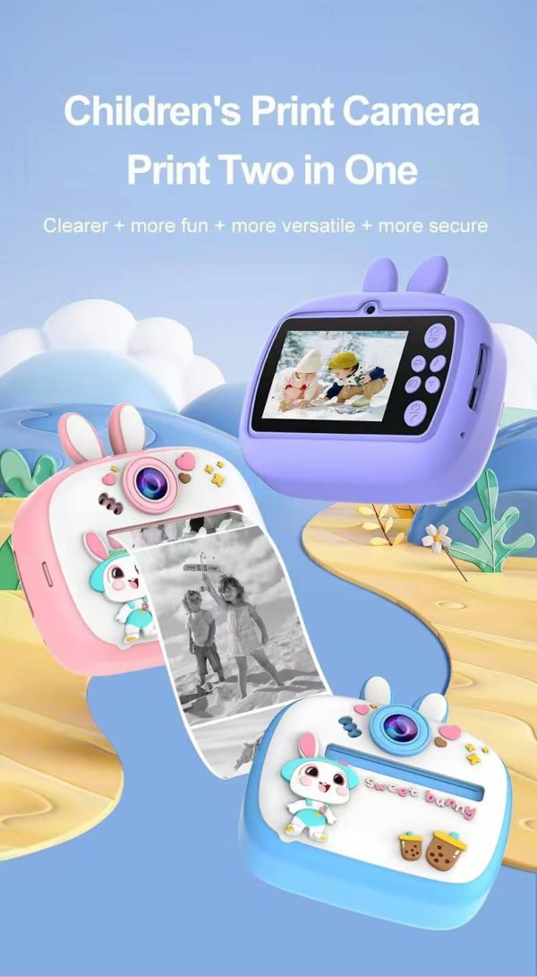 Kids Instant Printing Camera – Bunny Edition - Image 3