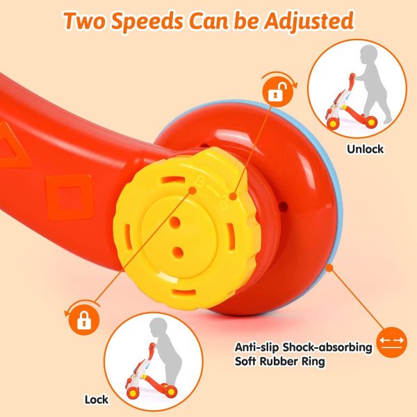 2-in-1 Musical Sit-to-Stand WalkerActivity Multifunctional Removable Table - Image 2