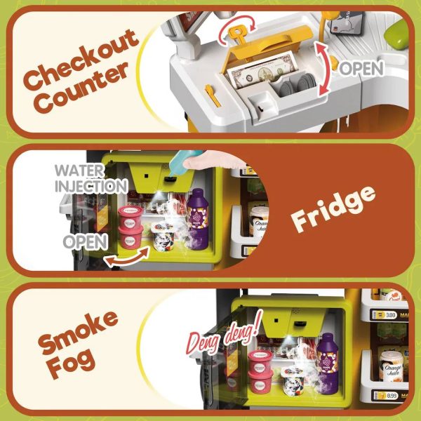 Supermarket & Grocery Store Set with Scanner & Shopping Cart - Image 7