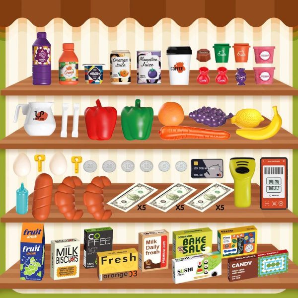 Supermarket & Grocery Store Set with Scanner & Shopping Cart - Image 5
