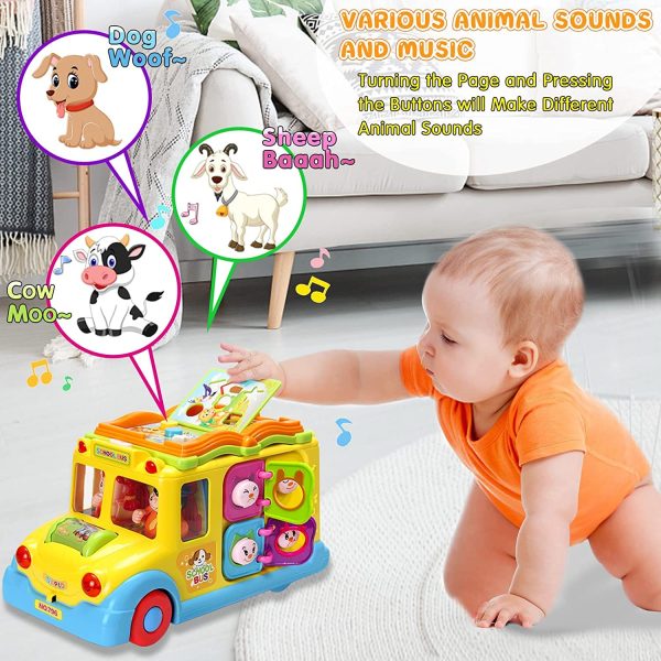 Multi-functional Musical Activity Bus Toy for Babies - Image 3