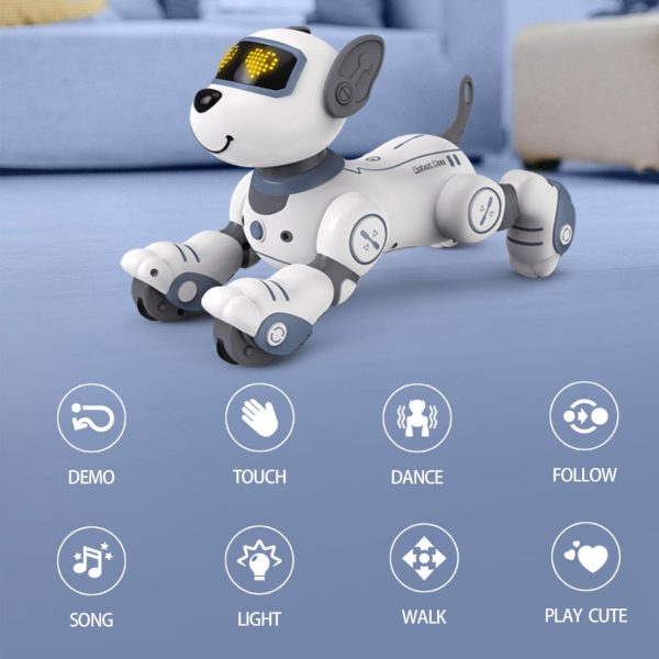 Remote Control Smart Robot Dog Toy with LED Eyes - Image 8