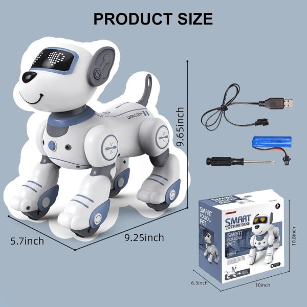 Remote Control Smart Robot Dog Toy with LED Eyes - Image 7