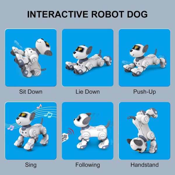 Remote Control Smart Robot Dog Toy with LED Eyes - Image 5