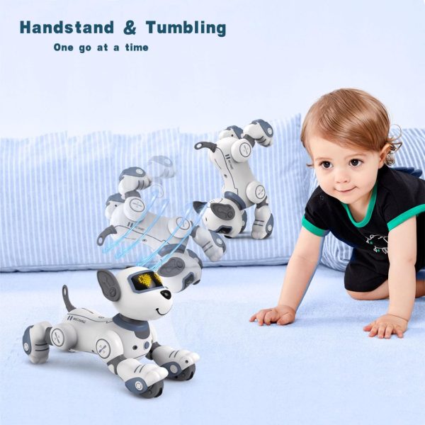 Remote Control Smart Robot Dog Toy with LED Eyes - Image 4