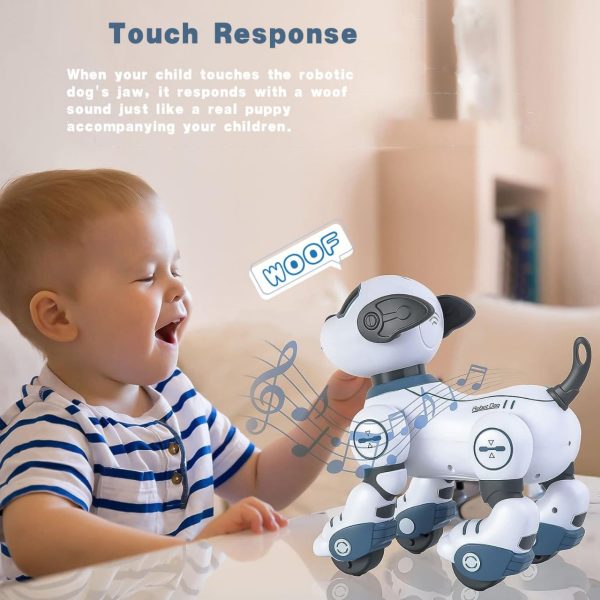 Remote Control Smart Robot Dog Toy with LED Eyes - Image 3