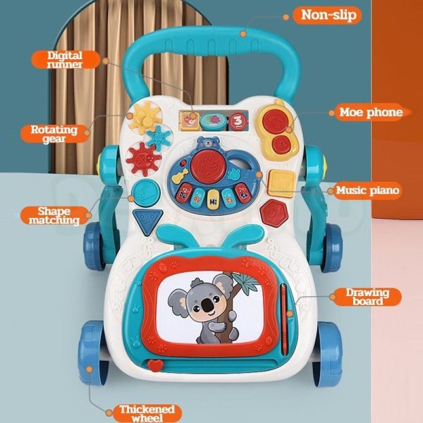 3-in-1 Multi-functional Baby Walker & Activity Center