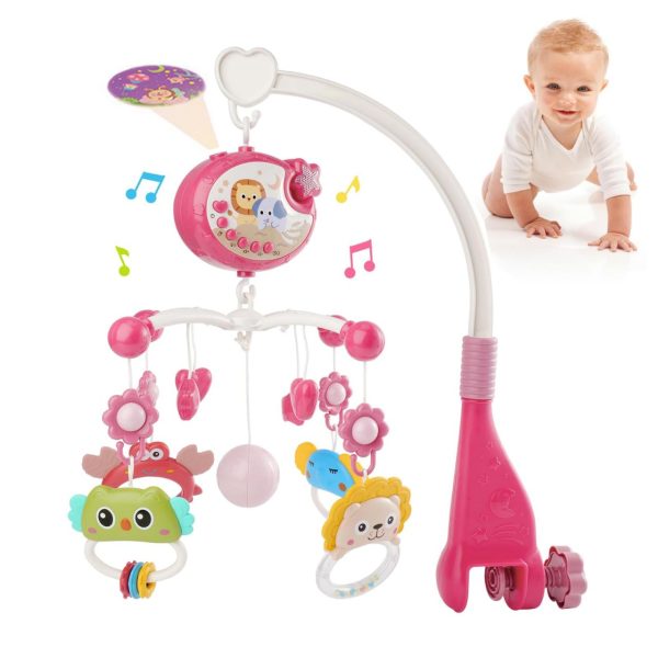 Musical Baby Bed bell Crib Mobile with Projection & Remote Control - Image 6