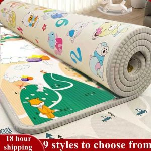 Extra Large Reversible Baby Play Mat - Foldable & Non-Toxic Crawling Mat