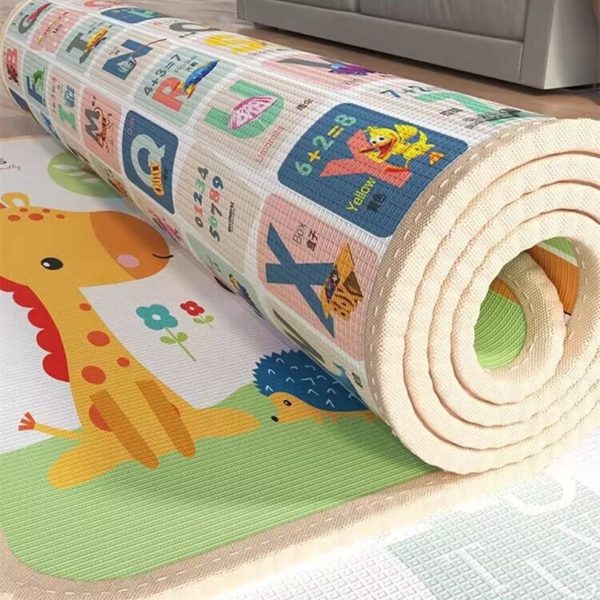 Extra Large Reversible Baby Play Mat - Foldable & Non-Toxic Crawling Mat - Image 3