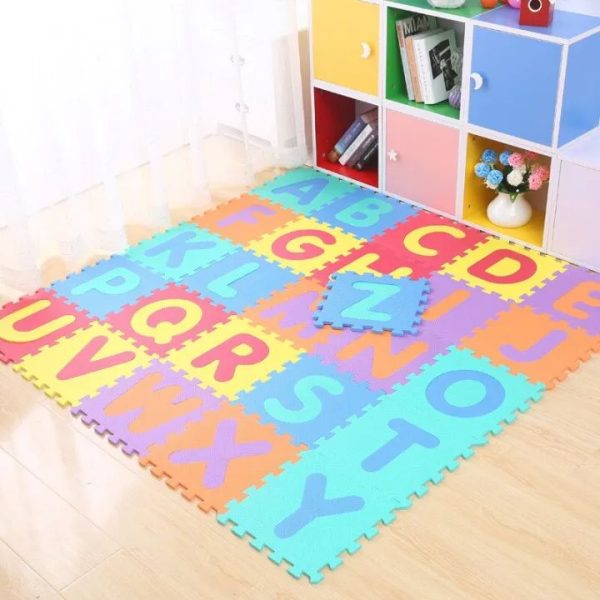26-pices Colorful Interlocking Alphabet & Number Foam Play Mat for Kids (EVA Foam) - Image 5