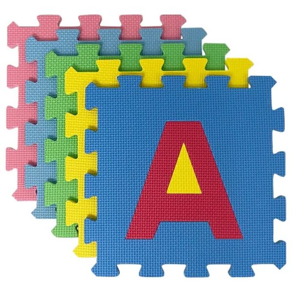 26-pices Colorful Interlocking Alphabet & Number Foam Play Mat for Kids (EVA Foam) - Image 15