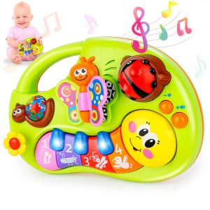 Interactive Baby Musical Piano Keyboard Toy with Animal Sounds & Learning Modes
