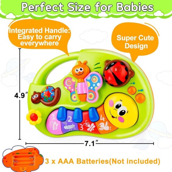 Interactive Baby Musical Piano Keyboard Toy with Animal Sounds & Learning Modes - Image 2
