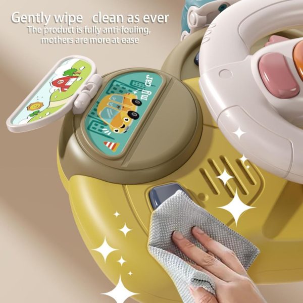 Interactive Baby Driving Simulator Steering Wheel Toy with Lights & Sounds - Image 2