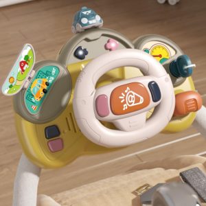 Interactive Baby Driving Simulator Steering Wheel Toy with Lights & Sounds
