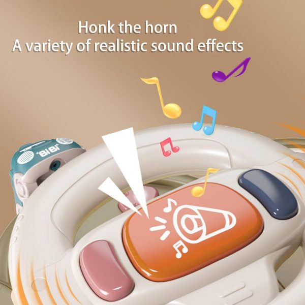 Interactive Baby Driving Simulator Steering Wheel Toy with Lights & Sounds - Image 4