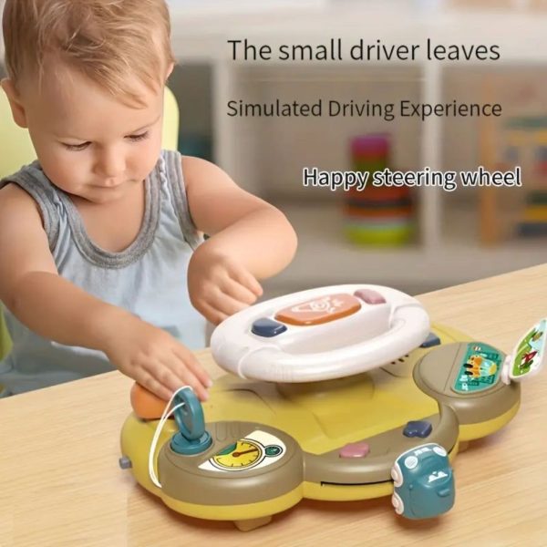 Interactive Baby Driving Simulator Steering Wheel Toy with Lights & Sounds - Image 8