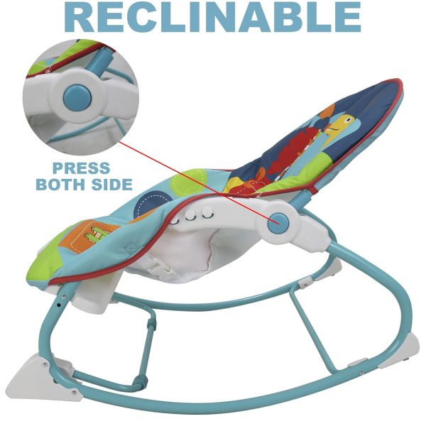 2 in 1 Rocker Bouncer & Feeding Chair - Image 3
