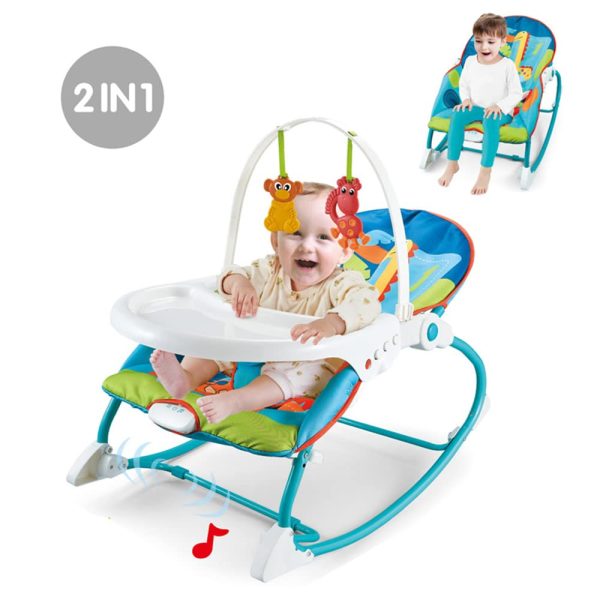 2 in 1 Rocker Bouncer & Feeding Chair - Image 5