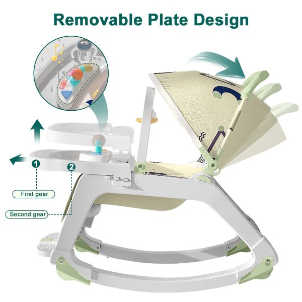 5 in 1 Rocker Bouncer & Feeding Chair - Image 3