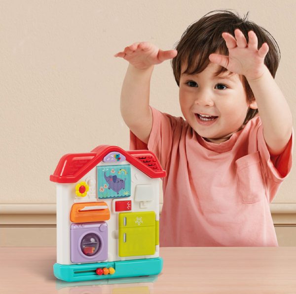 Hola HE898600 Montessori Sensorial Activity Toy House - Image 6
