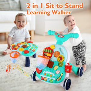 2-in-1 Sit to Stand Learning Walker