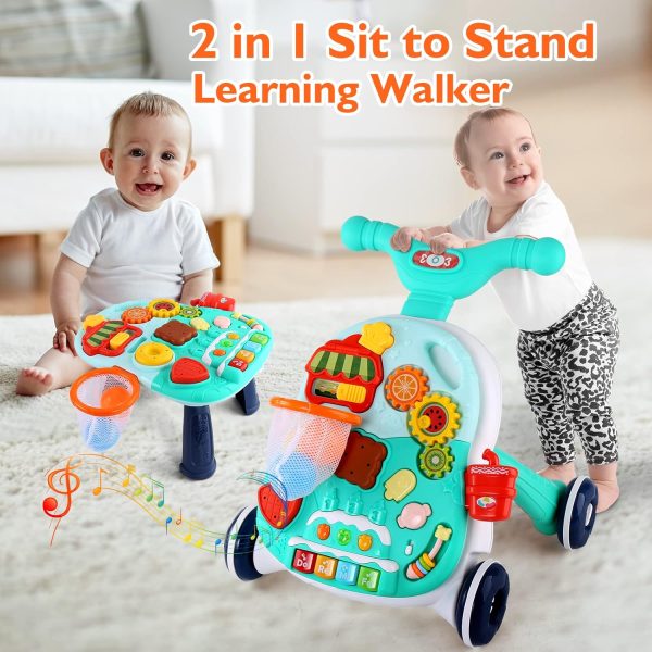 2-in-1 Sit to Stand Learning Walker
