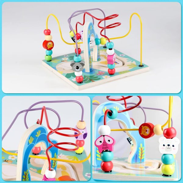 Wooden Activity Cube-YMY1040 - Image 5