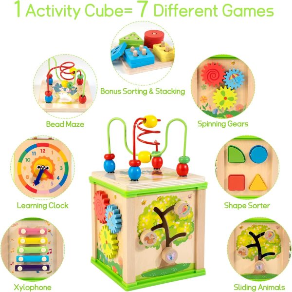 Activity Wooden Toys 7 in 1 - Image 3
