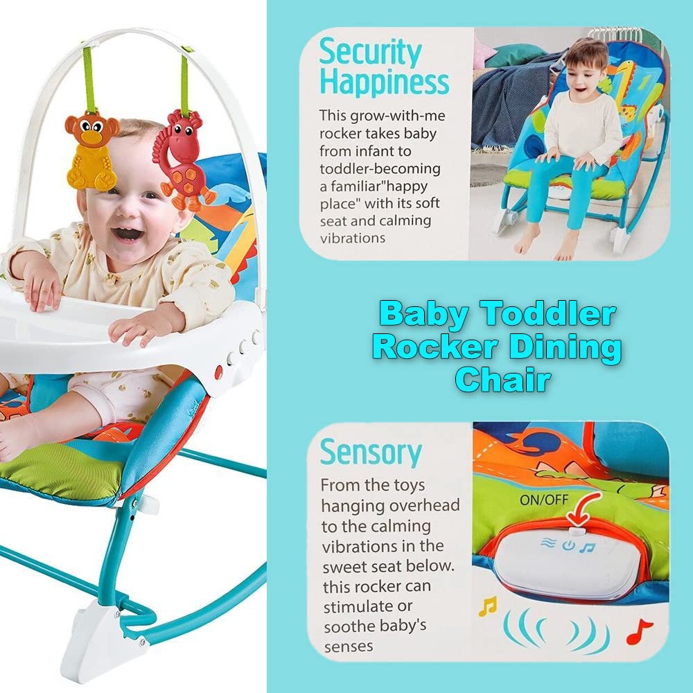 2 in 1 Rocker Bouncer & Feeding Chair