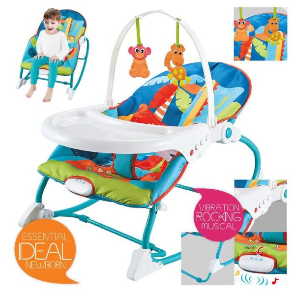 2 in 1 Rocker Bouncer & Feeding Chair - Image 6