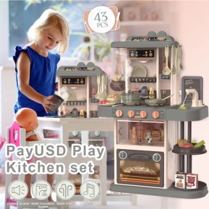 43-Pcs-Pretend-Play-Toy-Kitchen-Set-