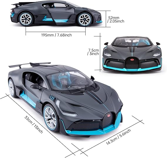 Rastar 1:14 Scale Bugatti Divo Remote Control Car Model 98060 - Image 8