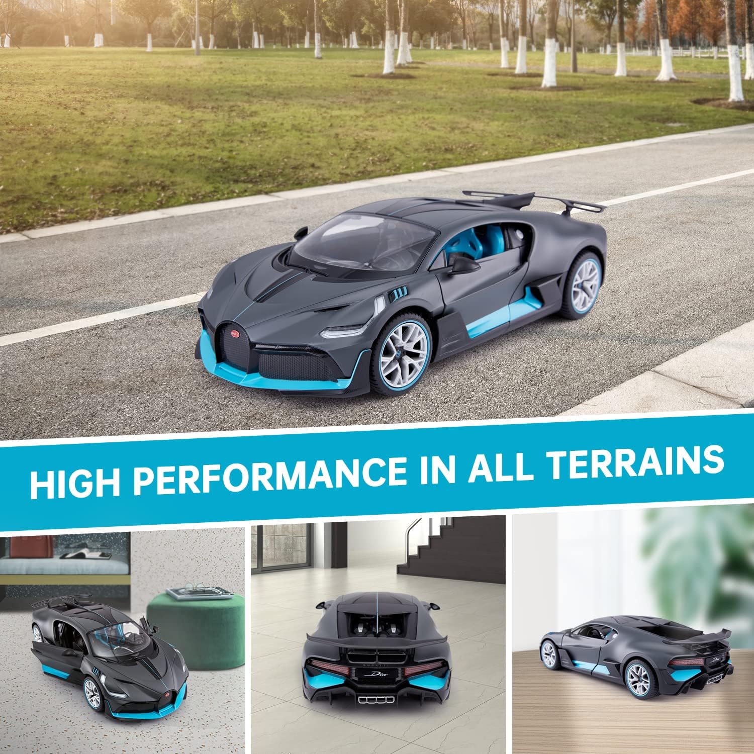Rastar 1:14 Scale Bugatti Divo Remote Control Car Model 98060 - Image 4