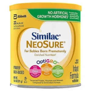 Similac NeoSure Optigrow Infant Formula – For Premature Babies (0–12 Months, 371g)