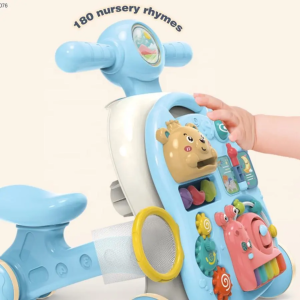 Multi-Function 3-in-1 Musical Learning Walker & Ride-On