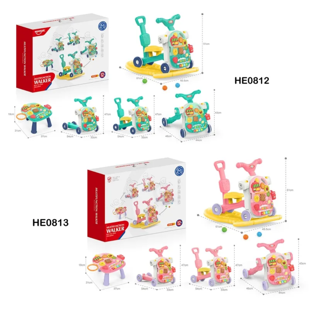 HUANGER 5-in-1 Multi-Function Baby Walker and Activity Center - Image 11