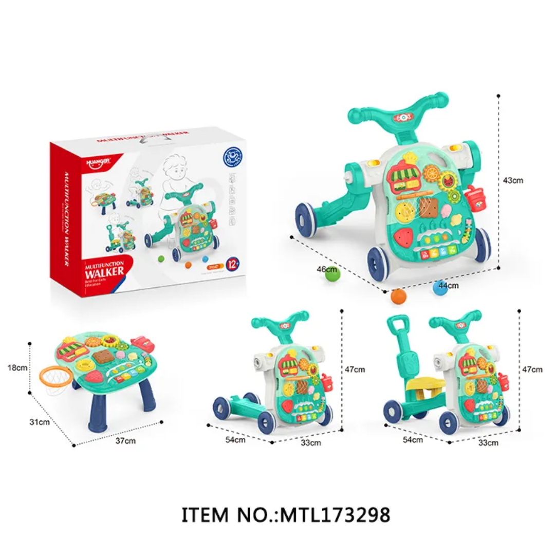HUANGER 5-in-1 Multi-Function Baby Walker and Activity Center - Image 8
