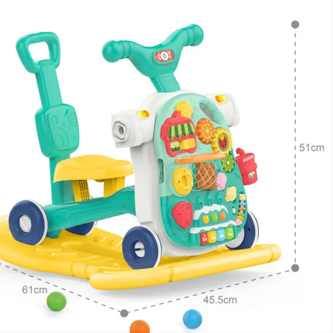 HUANGER 5-in-1 Multi-Function Baby Walker and Activity Center - Image 9