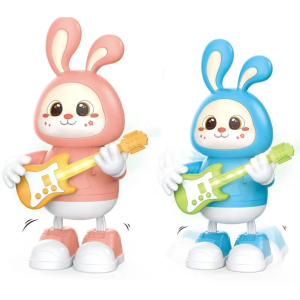 Dancing Rabbit Guitarist: Cute Musician Toy