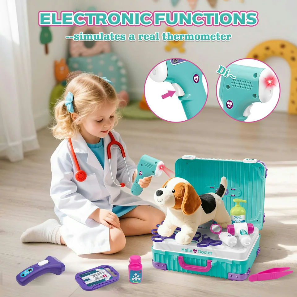 Hello Doctor" Healthy Day Real Action Play Set - Image 5