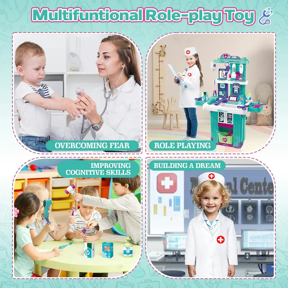 Hello Doctor" Healthy Day Real Action Play Set - Image 8