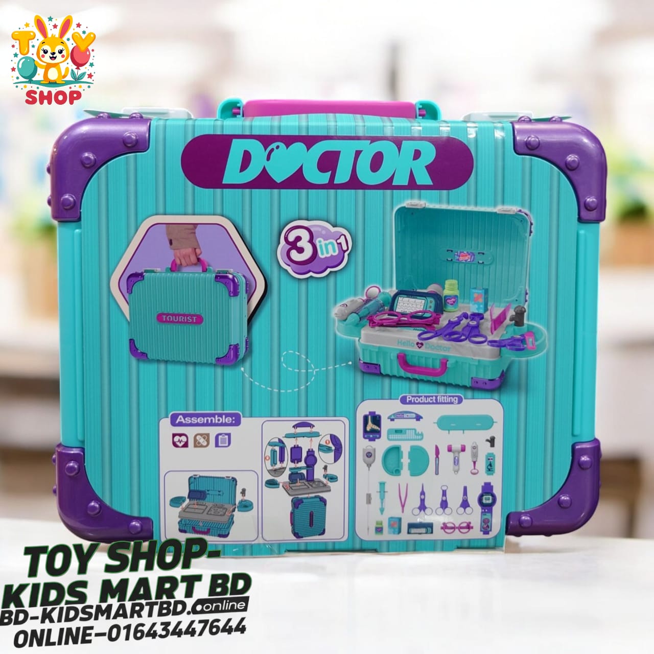 Hello Doctor" Healthy Day Real Action Play Set - Image 3