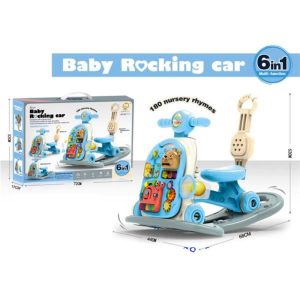 6-in-1 Baby Rocking Car: The Ultimate Learning and Play Companion
