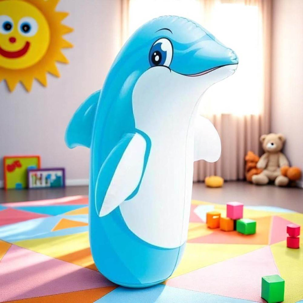 Intex 44669NP Inflatable 3D Bop Bags – Dragon, Dinosaur & Dolphin "Hit Me" Set - Image 4