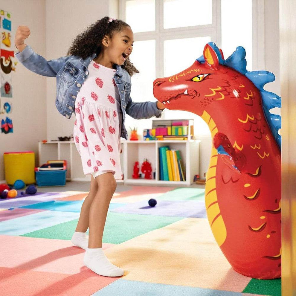 Intex 44669NP Inflatable 3D Bop Bags – Dragon, Dinosaur & Dolphin "Hit Me" Set - Image 6